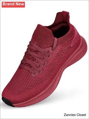 ✨Abboos Womens Walking Shoes Slip On Running Sneakers Mesh